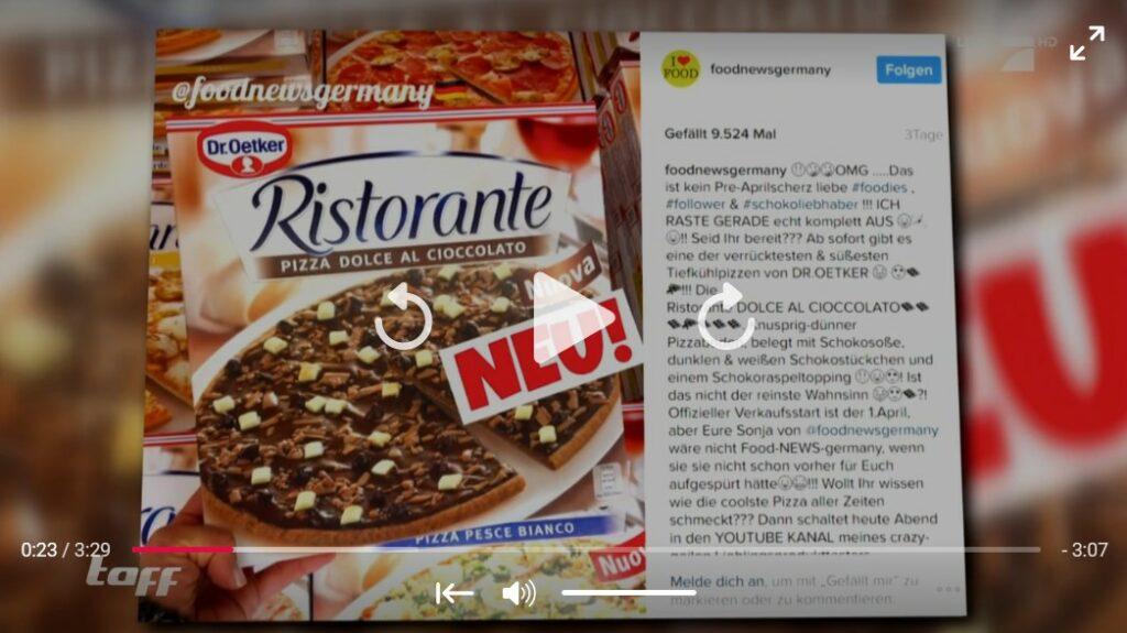 Sonja Meise bei Pro 7 / TAFF