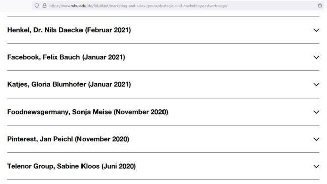 WHU Gastvortrag Foodnewsgermany 2020