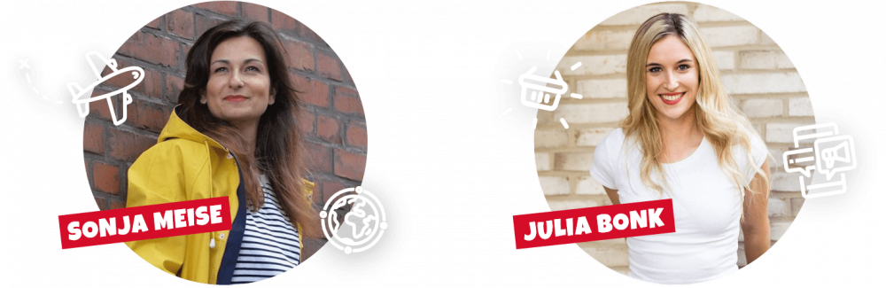 Sonja Meise und Julia Bonk